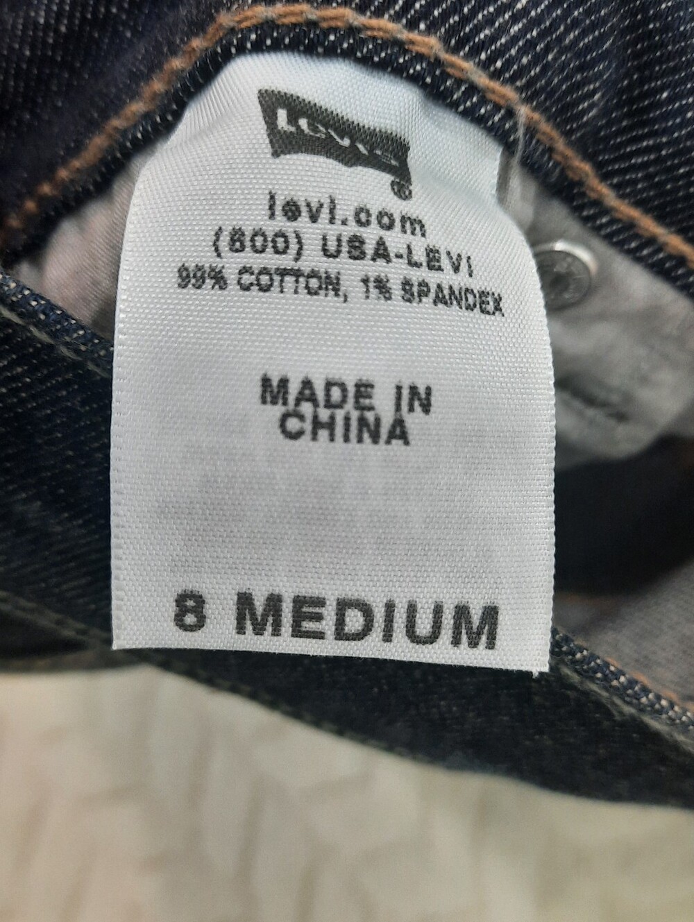 Levi's 512 Indigo Bootcut Jeans Perfectly Slimming NWT - Picture 3 of 6